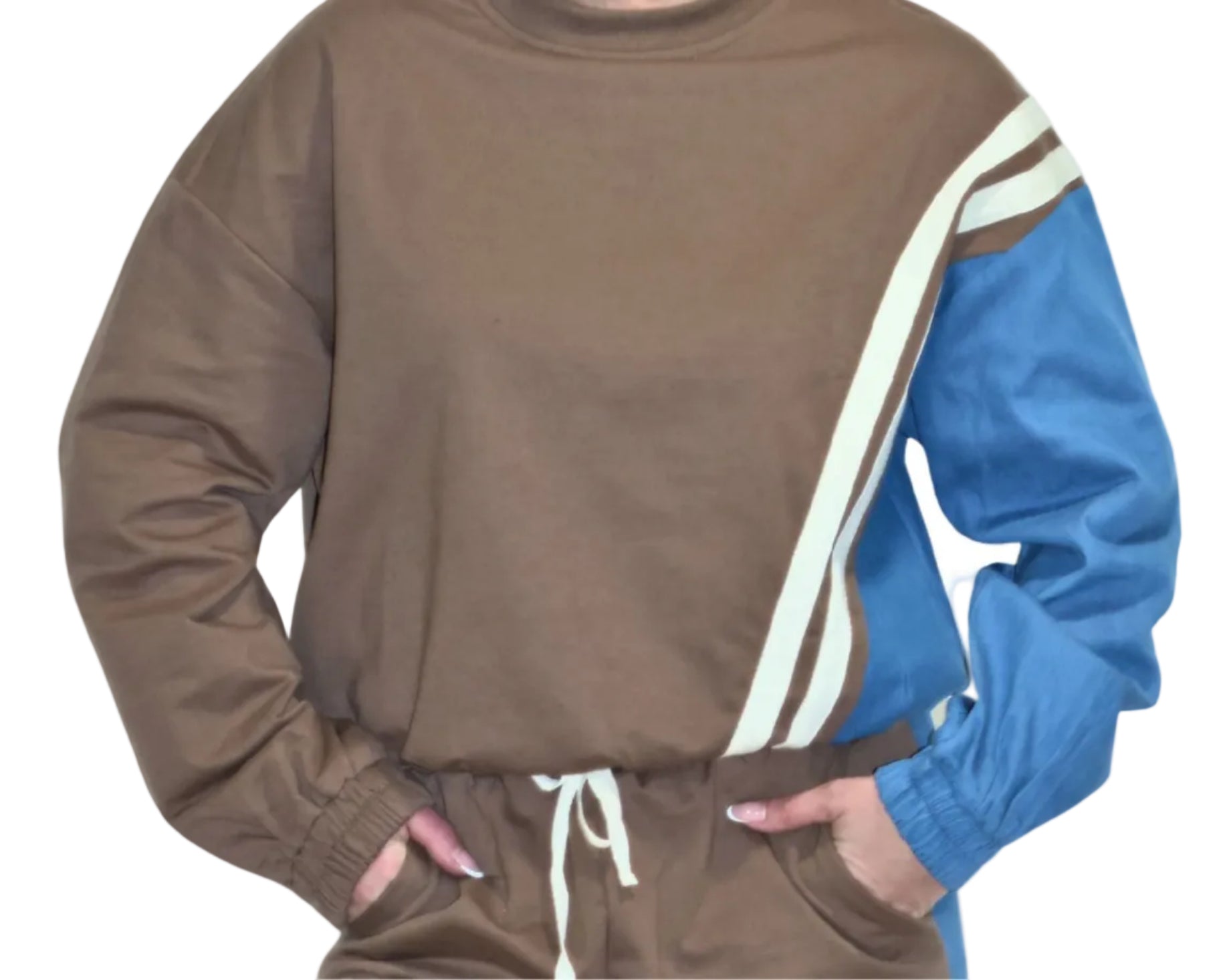 Striped Long Sleeve Lounge Set